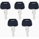 thumbnail image 1 of (5-pack) starter key for Kobelco New Holland Case excavator Kawasaki loader., 1 of 2