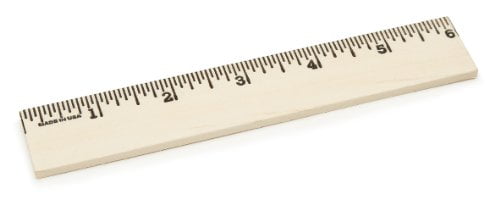 Wood Ruler - 6 Inches - Walmart.com - Walmart.com
