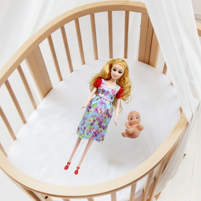 Juguetes para piscina, juguetes para bebés y niños pequeños: Set interactivo de muñeca mamá sorpresa de 30 cm con vientre extraíble y bebé desmontable. Ideal para juegos de rol y momentos de imaginaci