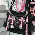 thumbnail image 4 of 2024 Kawaii Sanrio Hello Kitty Y2k Handbags Fashion Leather Bag Crossbody Female Crossbody Tote Message Bag Accesorios For Girl Women, 4 of 5