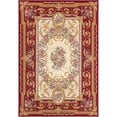 thumbnail image 2 of Unique Loom Outdoor Traditional Collection Area Rug - Palazzo (4' 1" x 6' 1" Rectangle Burgundy Red and Ivory/Gold), 2 of 9