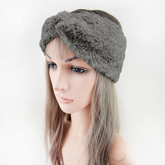 Kelon Knotted Winter Headband, Soft Elastic Warm Ear Protection, Stylish Daily Hair Accessories for Women, One Size Heardband