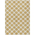 thumbnail image 2 of Addison Rugs Chantille Indoor/Outdoor Transitional Circles Gold Washable Rectangle Rug, 9' x 12', 2 of 6