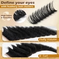 thumbnail image 2 of KEAWIS Fluffy Volume Lash Clusters DIY Eyelash Extension Kit D Curl Thick Lash Clusters Kit 10-18mm Thick Lash Extensions 90D Individual Eyelashes Extensions Kit with Lash Bond Lash Remover, 2 of 8