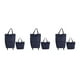 thumbnail image 4 of Inteprter Experiencia de compra Bolsa de compras de gran capacidad Bolsa de compras multifunción plegable y confiable Mickey Black Flower Type1 NO1, 4 of 6