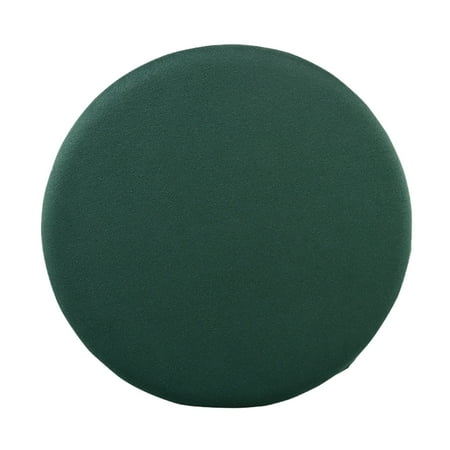 Universal Round Seat Pad for Maximum Comfort All Season Home Use Easy Care Soft Squared Design 13.78&times;13.78&times;1.38 inch Green