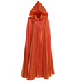 thumbnail image 1 of Witchcraft Solid Color Tie Up Medieval Robe Halloween Hooded Cloak Long Cape zhangyuxiang LED, 1 of 2