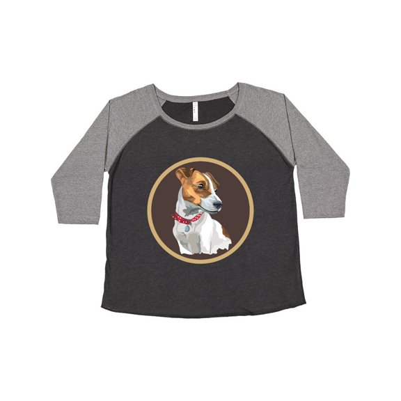 Inktastic Jack Russell Terrier Dog Art Women's Plus Size T-Shirt