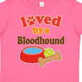 thumbnail image 4 of Inktastic Bloodhound Loved by a (dog Breed) Boys or Girls Toddler T-Shirt, 4 of 5