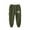 Army Green, variant on Boys Autumn Winter Cartoon Alphabet Print Lined Long Sport Pants with Ankles for Comfort Grey 6-7 Years