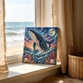 thumbnail image 4 of CHJK Ocean Theme Pearl Art DIY Kit, DIY Pearl Painting Kit, Ocean 3D Diamond Painting Craft for Adults Beginners, Sparkling Coastal Wall Decor with Pearls & Rhinestones, E, 4 of 8