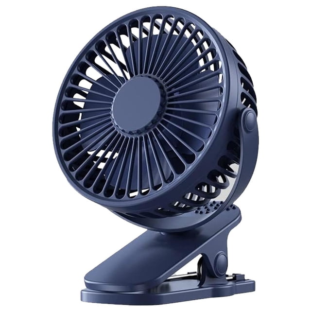 Ventilador Escritorio Elegante MiniBreezeBlue 1Pza 4"Ø Azul USB 5V 3 Velocidades Ventiladores de Escritorio. VentDepot MXBBZ-001