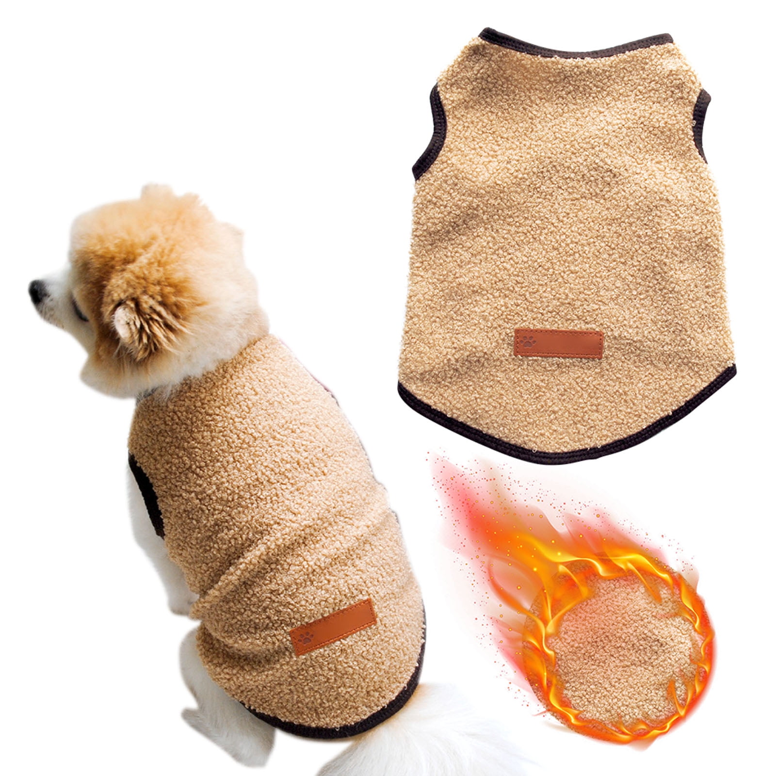 Manteau Imperméable Pour Chien - Hiver, Taille L, Bleu, Pour Petit/Moyen Chien