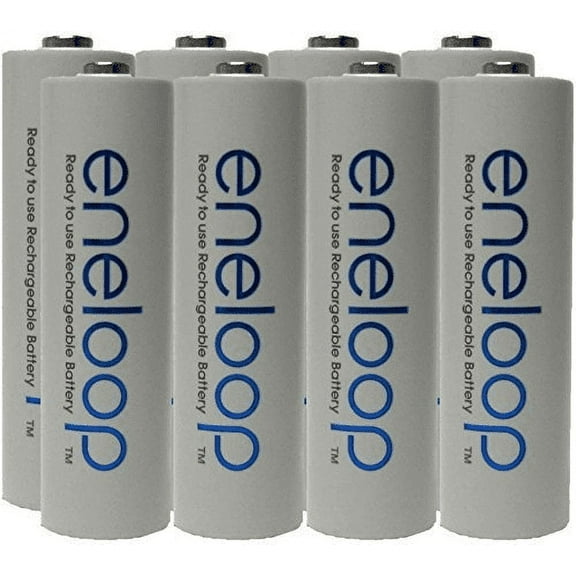 NEW Panasonic Eneloop 4th generation 8 Pack AA NiMH Pre-Charged Rechargeable Bat…