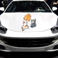 thumbnail image 4 of 3 divertidos adhesivos para coche de gato gateando, bonitos adhesivos para arañazos de gatos, adhesivos de vinilo, parachoques de coche, decoraciones para puertas y ventanas de camiones., 4 of 5