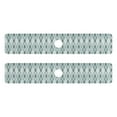 thumbnail image 2 of Faucet Mat for Kitchen Sink 30'' Sink Splash Guard Mat Super Absorbent Fast Drying Drain Pad Bluish White Block 2 Pack, 2 of 9