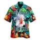 thumbnail image 3 of Camisa de pollo divertida con estampado 3D para hombre, camisa de manga corta con solapa, cómoda, informal, para fiesta en la playa, ropa de calle, camisas de talla grande para hombre, 3 of 5