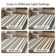 thumbnail image 7 of ODIKA 8'x10' Washable Area Rug Durable, Non-Slip Boho Mudcloth Border Farmhouse Even Bands Pinstripe Ticking Striped Flowing for Living Room, Under Sectional, Family, 7 of 7