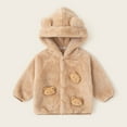 thumbnail image 2 of XAOFW Girls Outerwear Coats Jacket Thick Autumn Warm Children'S Kids Long Sleeve Hood Stylish Roomy Leisure Outdoor Activities Hoodies, 2 of 3