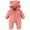 Red, variant on Coerni New Born Fleece Hooded Crawling Suit Cute Baby Bear Shape Jumpsuit Baby Boy Girl Cute Furry Hood Romper Winter Clothes