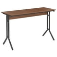 thumbnail image 4 of TMS Connection Computer Office Desk, Walnut and Black, 4 of 5