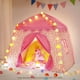 thumbnail image 5 of Tienda de juegos para niños, carpa de juegos con castillo de princesa, tela Oxford, casa de juegos de hadas grande con bolsa de transporte para niños y niñas, interior y exterior, 5 of 9