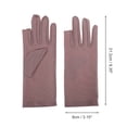 thumbnail image 4 of Unique Bargains 1 Pair Anti-slip Sun Protection Half finger Manicure Gloves Pink, 4 of 6