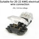 thumbnail image 3 of Conector en T de 2 pines para cable eléctrico de 20/22 AWG, 12 unidades, resistente al agua, para coche, sin soldadura, para iluminación LED, terminales y kits., 3 of 5