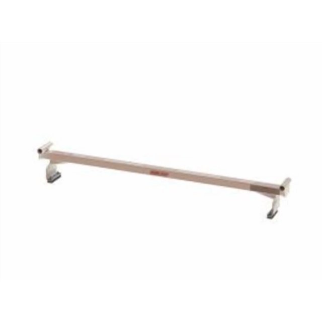 Weather Guard Ladder Rack Cross Bar 225-3-03 Quick Clamp; For Use With Rack 223-3-03/224-3-03; 60 Inch Width; Single Bar; White; Aluminum