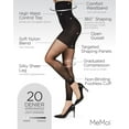 thumbnail image 3 of MeMoi BodySmootHers High Waisted Super Shaper Footless Sheers - Womens - Female, Q1, Black, 3 of 9