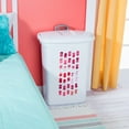 thumbnail image 4 of Sterilite White Laundry Hamper w/ Lift-Top, Wheels, & Pull Handle, 6 Pack, 4 of 9