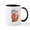 White/Black Inside, variant on CafePress - Bunny Rabbit In An Easter Basket Mugs - 11 oz Ceramic Mug - Novelty Coffee Tea Cup