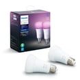 thumbnail image 1 of Focos Philips Hue White & Color Ambiance - A19 2 Piezas, 1 of 4
