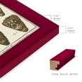 thumbnail image 2 of Cone Shell pl. 318 -Framed Print w/glass-Cherry Red, 2 of 7
