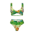 thumbnail image 4 of Daiia African Animals in the Jungle Women's Bikini Set Two Piece Swimsuit High Waisted Bikini Adjustable Straps Bikini Perfect for Beach, Pool, and Summer Vacation-XX-Large, 4 of 9