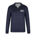 thumbnail image 4 of Busydd Men's Sweatshirt Casual Stand Collar Long Sleeve Shirts for Men Fashion Zipper Graphc Sweatshirs Comfortable Breathable Pullover Tops L, 4 of 4