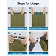 thumbnail image 4 of Waterproof Dry Bag for Women Men(Upgraded Version) 5L/10L/20L/30L/40L Roll Top Lightweight Dry Storage Bag Backpack with Emergency Whistle for Travel, Swimming, Boating, Kayaking, Camping, B, 4 of 5