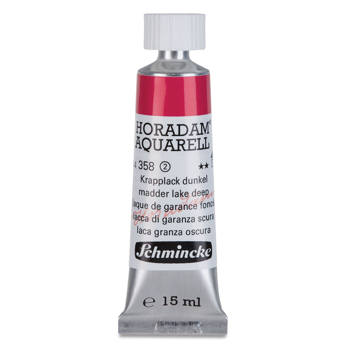 Schmincke Horadam Aquarell Artist Watercolor - Madder Lake Deep, 15 ml tube