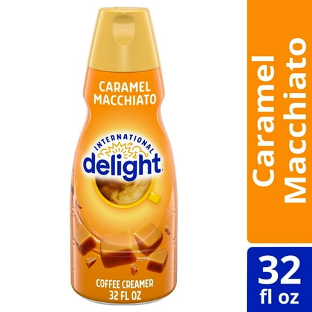 International Delight Caramel Macchiato Coffee Creamer, 32 fl oz Bottle