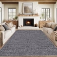 thumbnail image 5 of Living Room Rug 8x10 Washable Rug Large Indoor Non Slip Geometric Rug Modern  Area Rug Accent Floor Cover Stain Resistant Contemporary Throw Floor Carpet for Bedroom Home Decor, 5 of 13