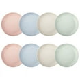 thumbnail image 1 of Assiettes en Plastique Réutilisables Écologiques Légères en Paille de Blé, Assiettes à Salade, Assiettes de Camping, Assiettes à Dîner 8 Pack comme Montré, 1 of 5
