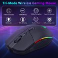 thumbnail image 2 of Mouse gamer inalámbrico Redragon M719-WL RGB 24000 DPI, 2 of 9