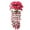 rose Red, variant on Outdoor Artificial Plant UV Resistant Fake Stems Plants, Faux Plastic Greenery for Indoor Outside Hanging Plants Garden Porch Window Box（27*6 in,190flowers）