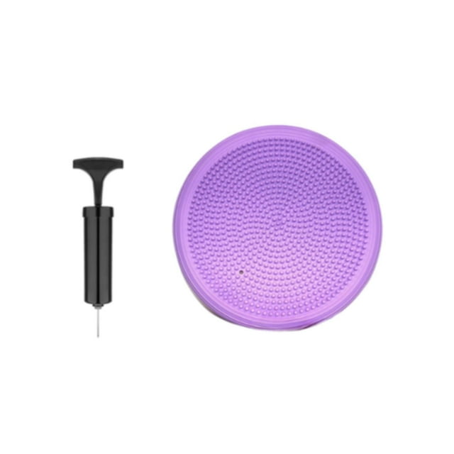 koolsoo Disque de Stabilité Gonflable avec Pompe de Gonflage Planche de Stabilité Violet