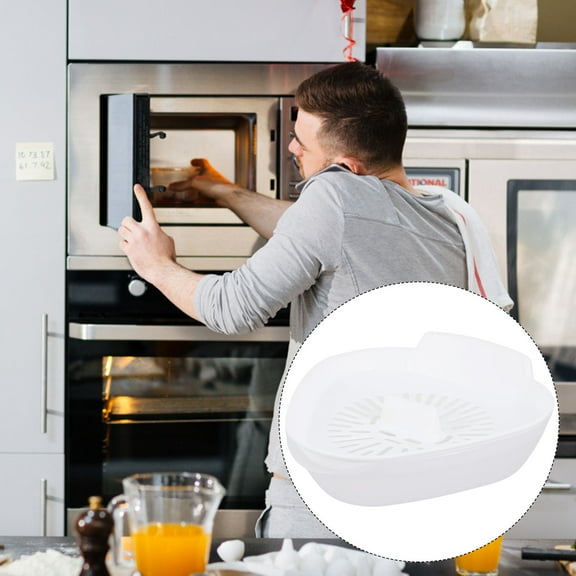 MLINS Dash Egg Steamer Egg Cooking Accessory 21X21CM White