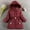 Wine, variant on LFEOOST Kids Girls Winter Warm Fleece Lined Jacket Coat Faux Fur Hooded Puffer Coats Soft Thicken Overcoat Wine 130