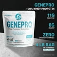 thumbnail image 6 of Genepro Unflavored Protein Powder - New Formula - Lactose-Free, Gluten-Free,  Non-GMO Whey Isolate Supplement Shake (3rd Generation, 30 Servings), 6 of 8