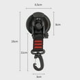 thumbnail image 6 of NIBOLOG Suction Cup Hook Carabiner Lightweight Portable Strong Load-bearing Heavy-Duty Hanging Hook Camping Accessories, 6 of 8
