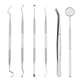 thumbnail image 5 of Removedor de sarro, juego de cuidado dental, limpieza de dientes, removedor de sarro para perros, sonda dental, espejo bucal, escalador de acero inoxidable, 5 of 5
