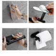 thumbnail image 3 of Toilet Roll Holder - Stainless Steel Bathroom Paper Roll Holder Wall Mounted For Kitchen Washroom, 3 of 5